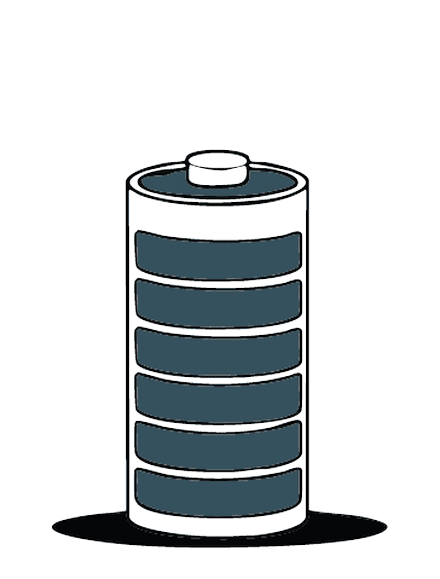Een batterij